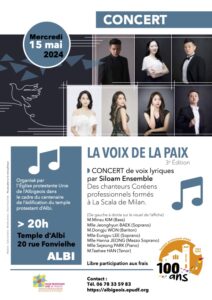 Concert La Voix de la paix